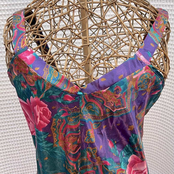 Vintage California Dynasty Chemise and Robe Set. Size PS. EUC. Missing belt. - Picture 5 of 10